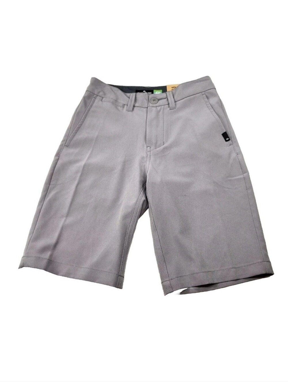 Quiksilver youth Size 22 / 8 S regular fit Gray ocean Amphibian  Shorts NWT.  52